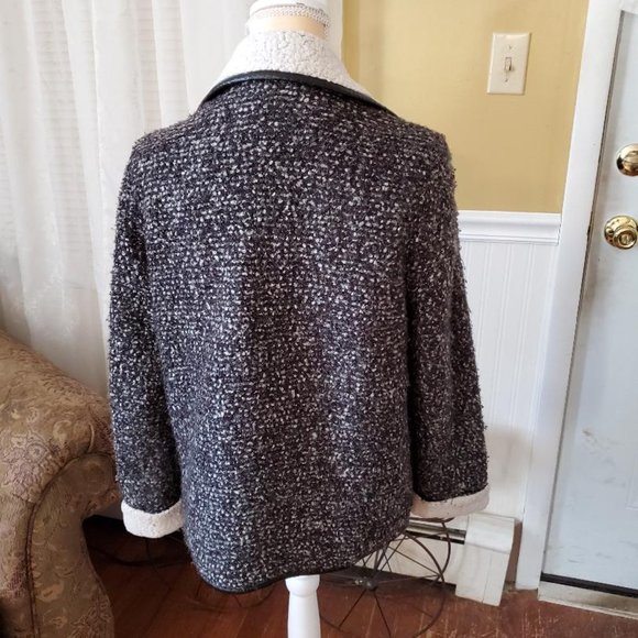 Etam Weekend Tweed coat size 40 - Picture 3 of 4